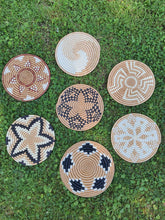 Load image into Gallery viewer, African Rwanda Trivet/ African Woven Trivet/ Wall Decor/ Gift For Mom/ Decorative Trivet/ Boho Wall Art