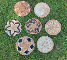 Load image into Gallery viewer, African Rwanda Trivet/ African Woven Trivet/ Wall Decor/ Gift For Mom/ Decorative Trivet/ Boho Wall Art