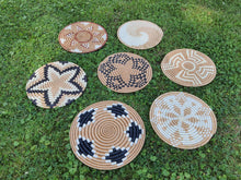 Load image into Gallery viewer, African Rwanda Trivet/ African Woven Trivet/ Wall Decor/ Gift For Mom/ Decorative Trivet/ Boho Wall Art