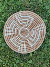 Load image into Gallery viewer, African Rwanda Trivet/ African Woven Trivet/ Wall Decor/ Gift For Mom/ Decorative Trivet/ Boho Wall Art
