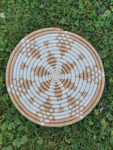 Load image into Gallery viewer, African Rwanda Trivet/ African Woven Trivet/ Wall Decor/ Gift For Mom/ Decorative Trivet/ Boho Wall Art