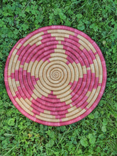 Load image into Gallery viewer, African Rwanda Trivet/ African Woven Trivet/ Wall Decor/ Gift For Mom/ Decorative Trivet/ Boho Wall Art/ Unique Trivet