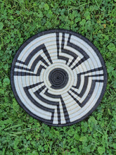 Load image into Gallery viewer, African Rwanda Trivet/ African Woven Trivet/ Wall Decor/ Gift For Mom/ Decorative Trivet/ Boho Wall Art/ Unique Trivet