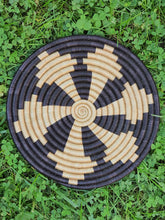 Load image into Gallery viewer, African Rwanda Trivet/ African Woven Trivet/ Wall Decor/ Gift For Mom/ Decorative Trivet/ Boho Wall Art/ Unique Trivet