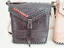 Load image into Gallery viewer, 100% Leather Crossbody Bag - Boho Handbag