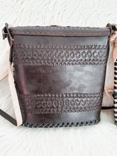 Load image into Gallery viewer, 100% Leather Crossbody Bag - Boho Handbag