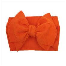 Load image into Gallery viewer, Princess Big Bows Headband- Newborn Baby Girl Headbands -Wide Baby Bow