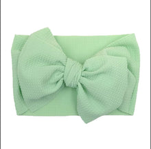 Load image into Gallery viewer, Princess Big Bows Headband- Newborn Baby Girl Headbands -Wide Baby Bow