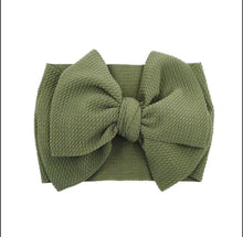 Load image into Gallery viewer, Princess Big Bows Headband- Newborn Baby Girl Headbands -Wide Baby Bow