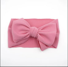 Load image into Gallery viewer, Princess Big Bows Headband- Newborn Baby Girl Headbands -Wide Baby Bow