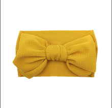 Load image into Gallery viewer, Princess Big Bows Headband- Newborn Baby Girl Headbands -Wide Baby Bow