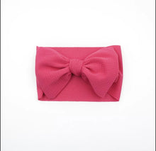 Load image into Gallery viewer, Princess Big Bows Headband- Newborn Baby Girl Headbands -Wide Baby Bow