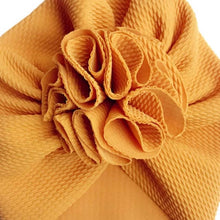 Load image into Gallery viewer, Flower Newborn Baby Turban -Soft Baby Girl Headwrap Beanie -Baby Bowknot Hat