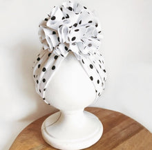 Load image into Gallery viewer, Flower Newborn Baby Turban -Soft Baby Girl Headwrap Beanie -Baby Bowknot Hat