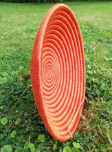 Load image into Gallery viewer, Orange African Storage Handwoven Basket- Woven Basket