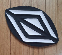 Load image into Gallery viewer, Black & White Imigongo African Rwanda Painting Handcraft Traditional Wall Art Décor Work