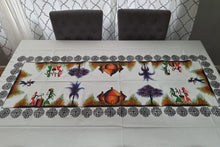 Load image into Gallery viewer, Light Blue African Table Linen - Unique & Tribal Decorative Table Cloth