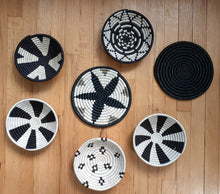 Load image into Gallery viewer, Black & White African Handwoven Basket