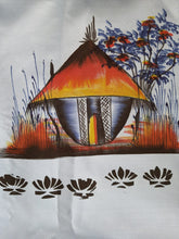 Load image into Gallery viewer, Light Blue African Table Linen - Unique & Tribal Decorative Table Cloth