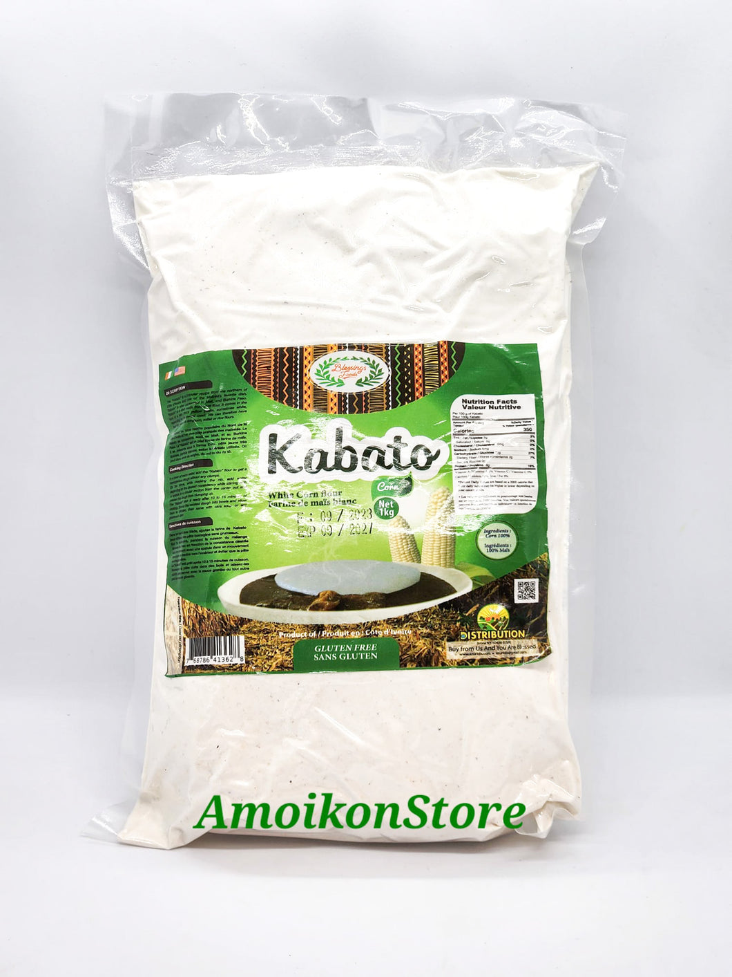 Kabato - Organic White & Yellow Corn Flour