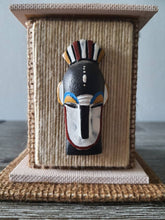 Load image into Gallery viewer, African Pencil Holder African Office Accessory Black &amp; White African masks
