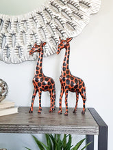 Load image into Gallery viewer, 17&#39;&#39; Tall Hand Carved Handmade African Wooden Giraffes.
