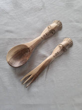 Load image into Gallery viewer, Handmade African wooden kitchen utensil - Sustainable Wood

