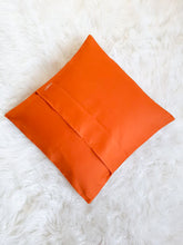Load image into Gallery viewer, Orange &amp; White African Boho Decorative Throw Pillow Cover - Modern Collection

