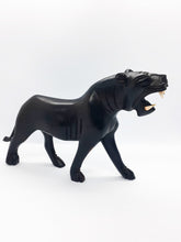 Load image into Gallery viewer, African Handmade hand carved Wooden Tiger
