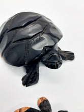 Load image into Gallery viewer, Family of 5 African Handmade  Hand Carved Wooden Turtles
