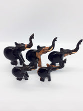 Load image into Gallery viewer, Handmade Family of 5 African Hand carved Wooden Elephants
