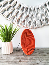 Load image into Gallery viewer, Orange African Storage Handwoven Basket- Woven Basket
