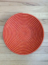 Load image into Gallery viewer, Orange African Storage Handwoven Basket- Woven Basket
