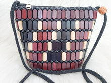 Load image into Gallery viewer, Mini Boho Crossbody Bag/ Handmade Beaded Handbag
