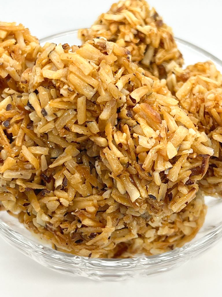 African Grated Coconut Candy- Toasted Coconut Candy Ball- Great  For Coconut Lover's