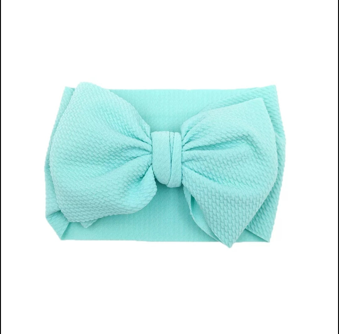 HELYKAKA Velvet Blcak Baby Headbands Big Bows For Baby Girls Velvet