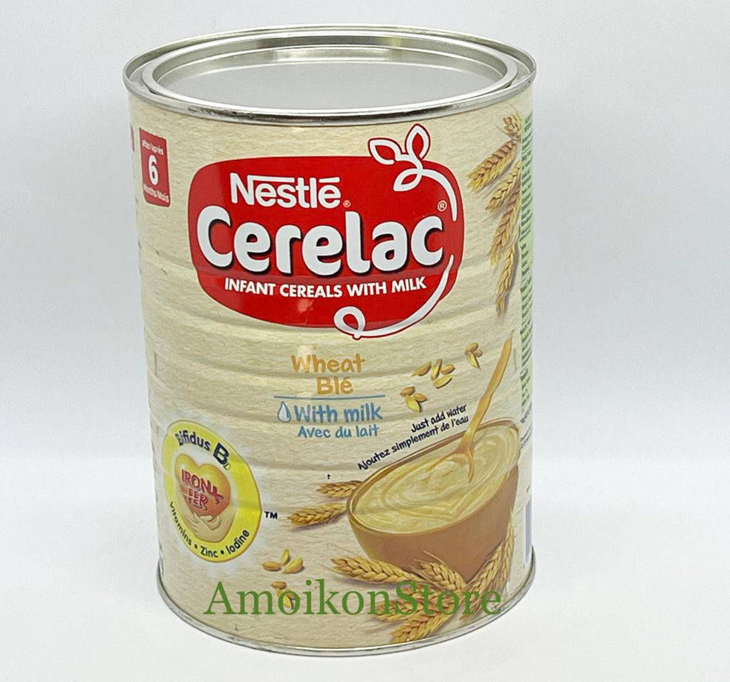 Cerelac WHEAT With milk- Cerelac Ble avec du lait- 1kg Net Weight